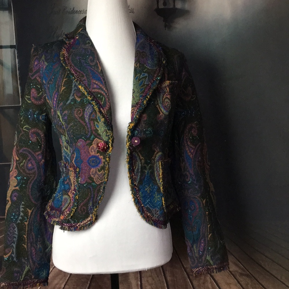 The Limited Single Breasted Wool Blend Blazer Sz 8